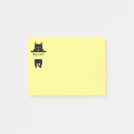 Black Cat, Hang in There! Post-it Klebezettel