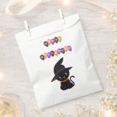 Black Cat Happy Halloween Balloons Geschenktütchen (Ausgeschnitten)
