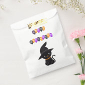 Black Cat Happy Halloween Balloons Geschenktütchen (Versiegelt)