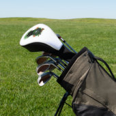 Black Cat Hexe Halloween-Hemd Golf Headcover (In SItu)