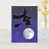 Black Cat Hexenkarte Karte (Gelbe Blume)