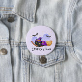 Black Cat Hisses Button (Beispiel)