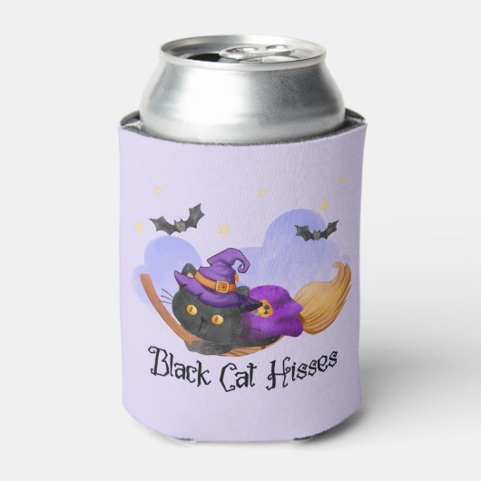 Black Cat Hisses Dosenkühler (Kanne Vorderseite)