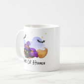 Black Cat Hisses Kaffeetasse (Vorderseite Links)