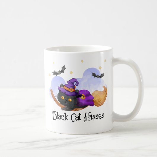 Black Cat Hisses Kaffeetasse (Rechts)