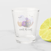 Black Cat Hisses Schnapsglas (Rückseite)