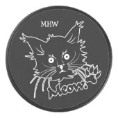 Black Cat Hockey Puck (Vorderseite)