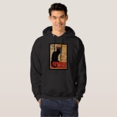 Black cat hoodie (Vorne ganz)