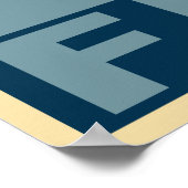 Black Cat Hungerfestungen - Pop Art Red & Blue Poster (Ecke)