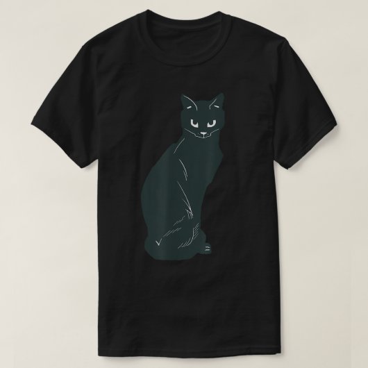 Black Cat I Liebe Cat Funny Cat Lover Cat Lover T-Shirt (Design vorne)