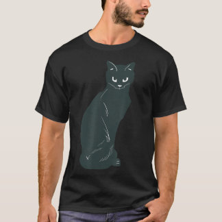 Black Cat I Liebe Cat Funny Cat Lover Cat Lover T-Shirt