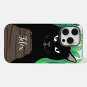 Black Cat Illustration Case-Mate iPhone Case Hülle (Rückseite (Horizontal))