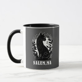 Black Cat Illustration | Salem Tasse