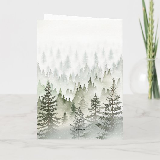 black cat in santa hat fun Holiday Christmas card Karte (Rückseite)