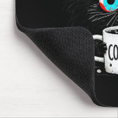 Black Cat Its Fine Im Fine Everything Is Fine Funn Mousepad (Ecke)