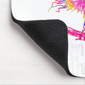 Black Cat It's Fine I'm Fine Everything Is Fine Ti Mousepad (Ecke)