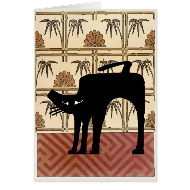 Black Cat Japanisches Hintergrundbild (Vorne)