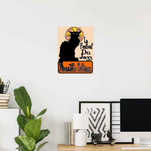 Black Cat Jazz Festival Poster (Heimbüro)