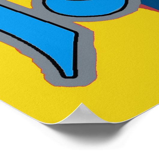 Black Cat Jazz Poster (Ecke)