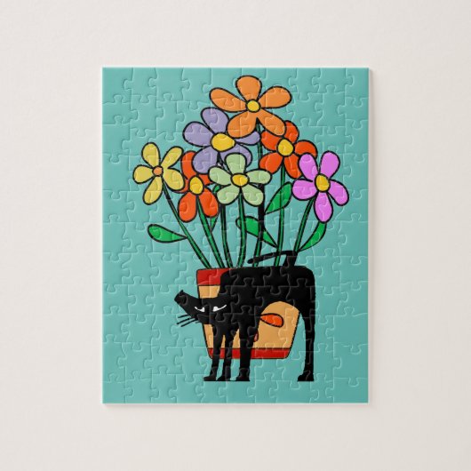 Black Cat Jigsaw Puzzle (Vertikal)