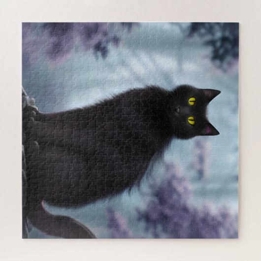 Black Cat Jigsaw Puzzle (Horizontal)