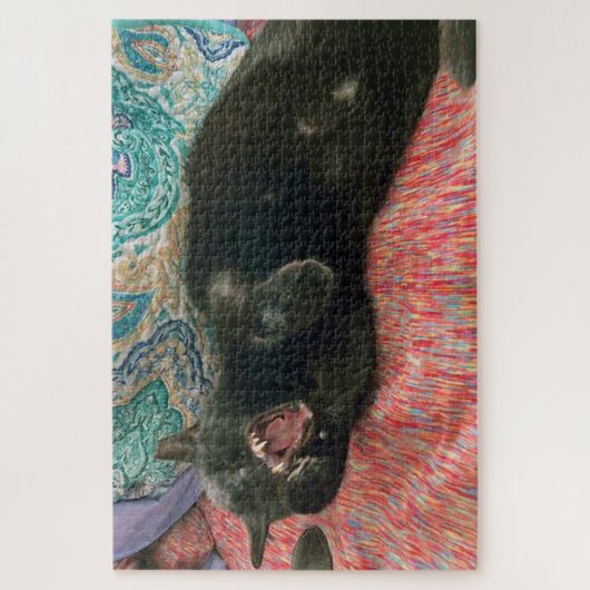 Black Cat Jigsaw Puzzle (Vertikal)