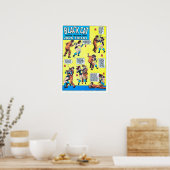 Black Cat Judo Tricks Poster (Küche)