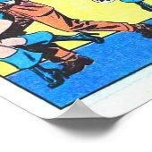 Black Cat Judo Tricks Poster (Ecke)