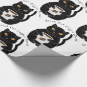 Black Cat Kaffee Break Thunder_Cove Geschenkpapier (Ecke)