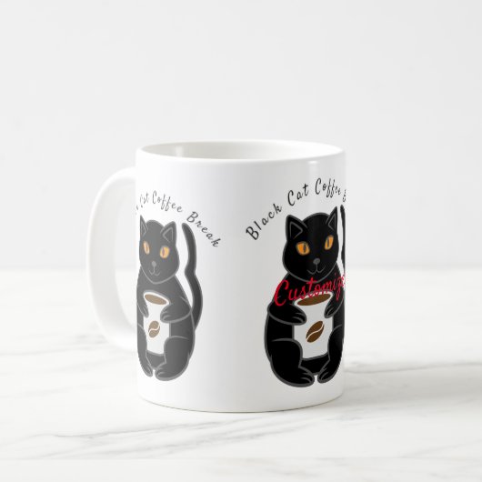 Black Cat Kaffee Break Thunder_Cove Kaffeetasse (Vorderseite Links)