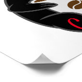 Black Cat Kaffee Break Thunder_Cove Poster (Ecke)