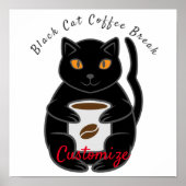 Black Cat Kaffee Break Thunder_Cove Poster (Vorne)