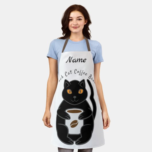 Black Cat Kaffee Break Thunder_Cove Schürze (Getragen)