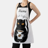 Black Cat Kaffee Break Thunder_Cove  Schürze (InSitu)