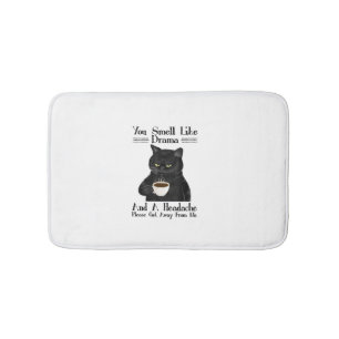 Black Cat-Kaffee riecht man wie Drama und ein Head Badematte