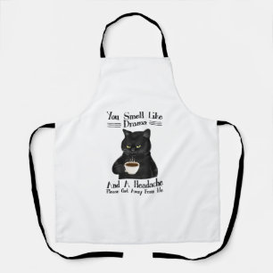 Black Cat-Kaffee riecht man wie Drama und ein Head Schürze