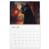Black Cat-Kalender Kalender (Mär 2026)
