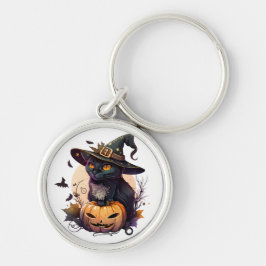 black cat key schlüsselanhänger