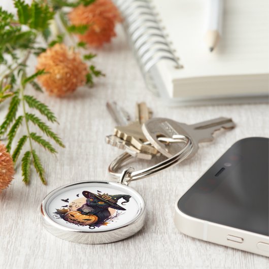 black cat key schlüsselanhänger (Seite)