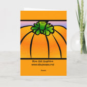 Black Cat Kid Card Karte (Rückseite)