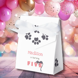 Black Cat Kindergeburtstag Geschenkschachtel