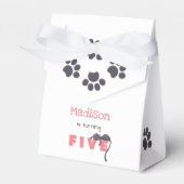 Black Cat Kindergeburtstag Geschenkschachtel (Vorderseite)