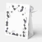 Black Cat Kindergeburtstag Geschenkschachtel (Rückseite)