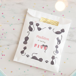 Black Cat Kindergeburtstag Geschenktütchen