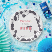 Black Cat Kindergeburtstag Pappteller (Party)