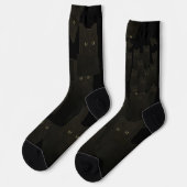 Black Cat Kitten Familiar Haustier Maureen Girard Socken (Linkes Detail)