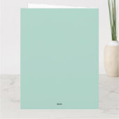 Black Cat Kitty Birthday Black Cat Karte (Rückseite)