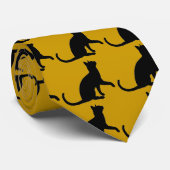 Black Cat Krawatte (Gerollt)