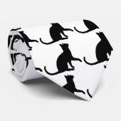 Black Cat Krawatte (Gerollt)