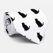 Black Cat Krawatte 22 (Gerollt)